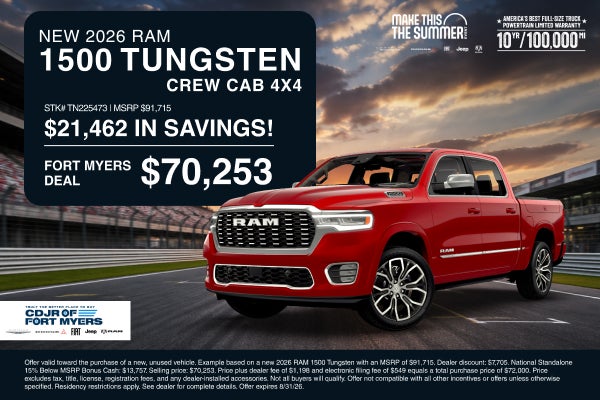 New 2026 1500 Tungsten Crew Cab 4x4